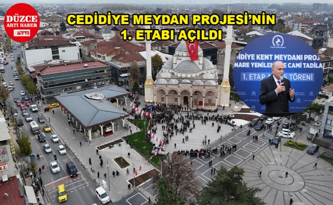 20 yeni işyeri ve cedidiye camii yeni yüzü ile hizmette