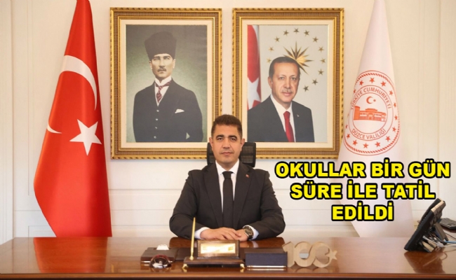 Düzce’de Okullar Tatil Edildi