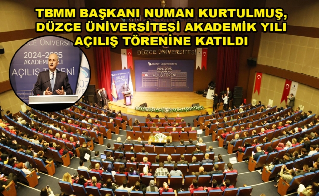 Kurtulmuş, Düzce Üniversitesi'nde