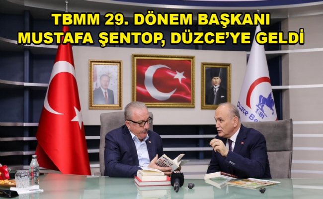 Mustafa Şentop Düzce’ye Geldi