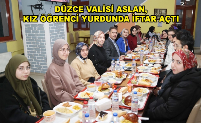 Vali Aslan, Üniversiteli Gençlerle İftarda Buluştu