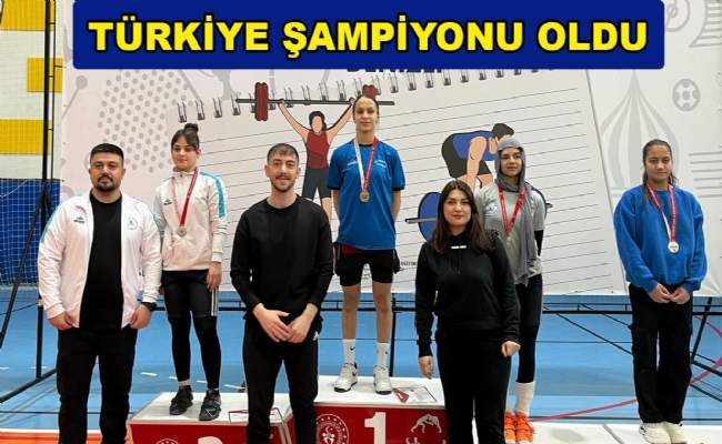 Zeynep Yıldırgan şampiyon oldu